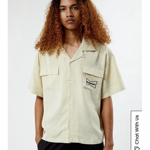 Cropped Budweiser Square By Pacsun M NWT - Picture 3 of 10